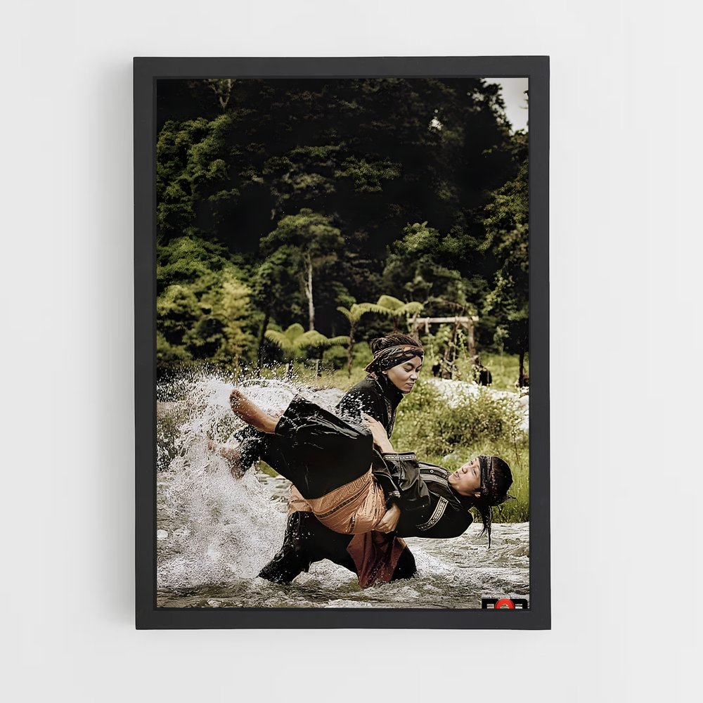 Poster Chute Épique – affiche Pencak Silat (vue 2)